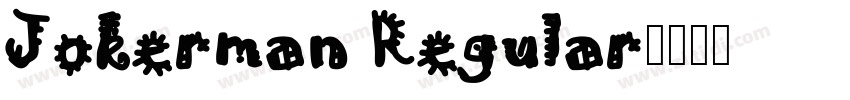 Jokerman Regular字体转换